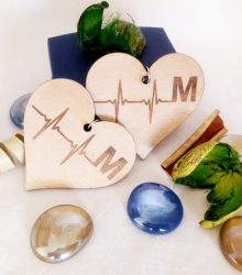 Náušnice EKG M